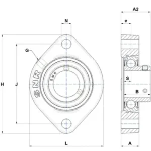 Zespół z oprawą żeliwną USFD.207 SNR Wysoka jakość